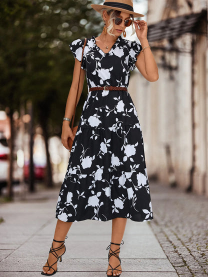 Maya™ - Elegante vestido con estampado floral