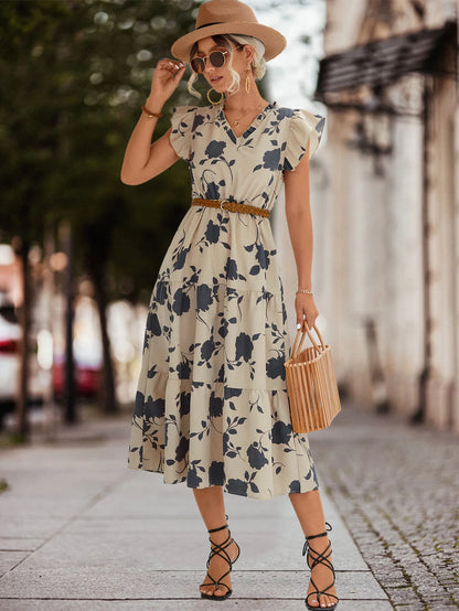 Maya™ - Elegante vestido con estampado floral