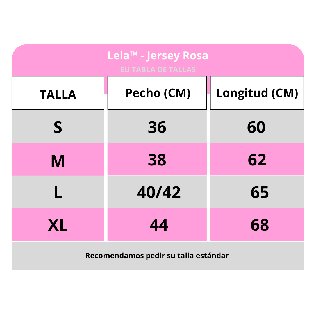 Lela™ - Jersey Rosa